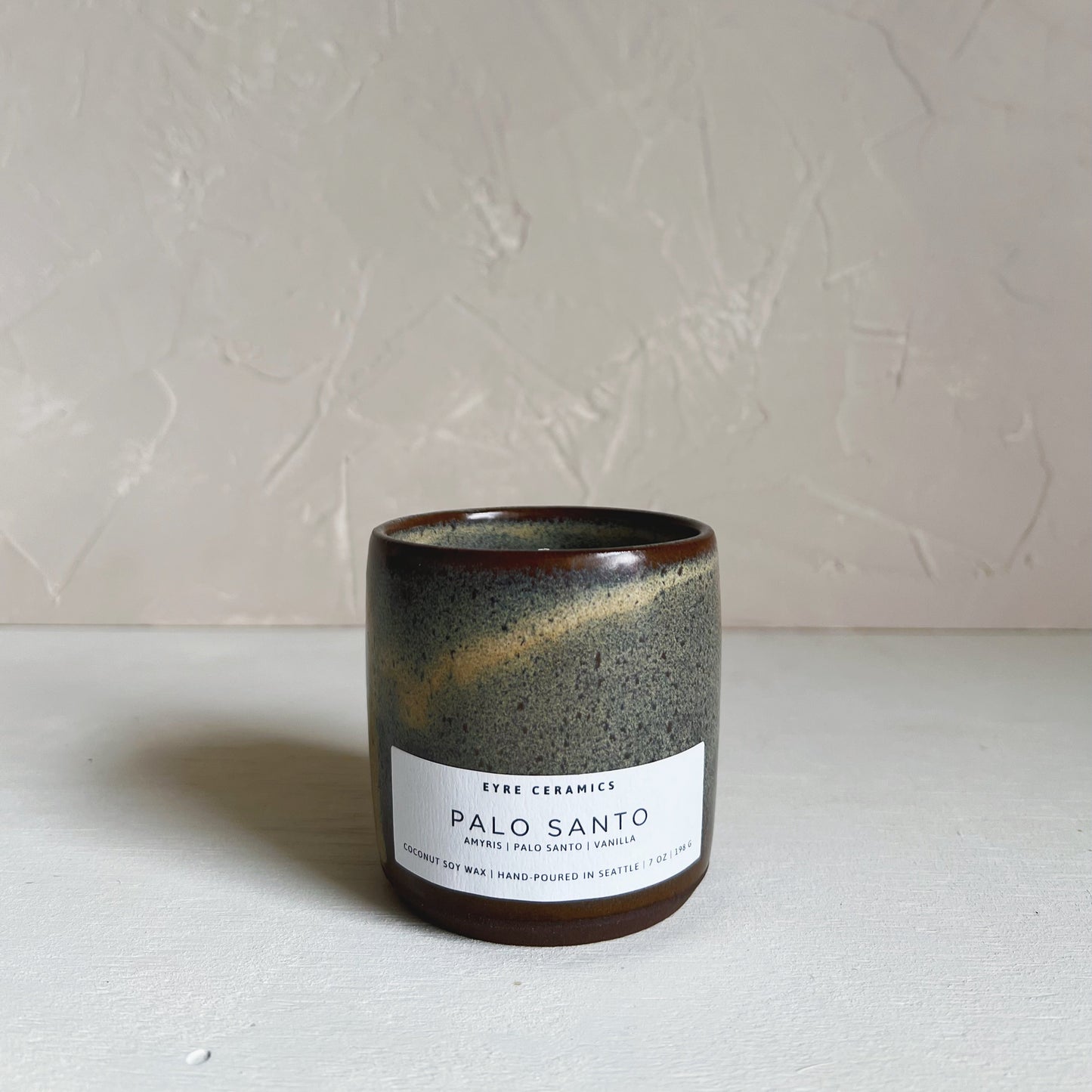 Palo Santo Ceramic Candle
