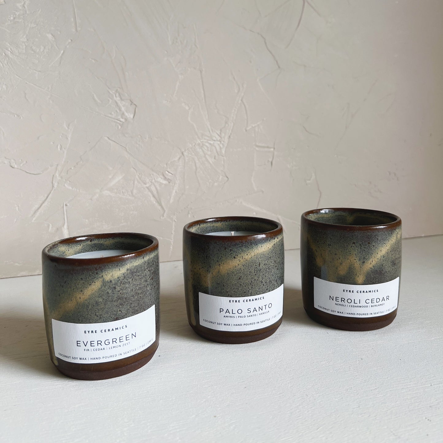 Palo Santo Ceramic Candle