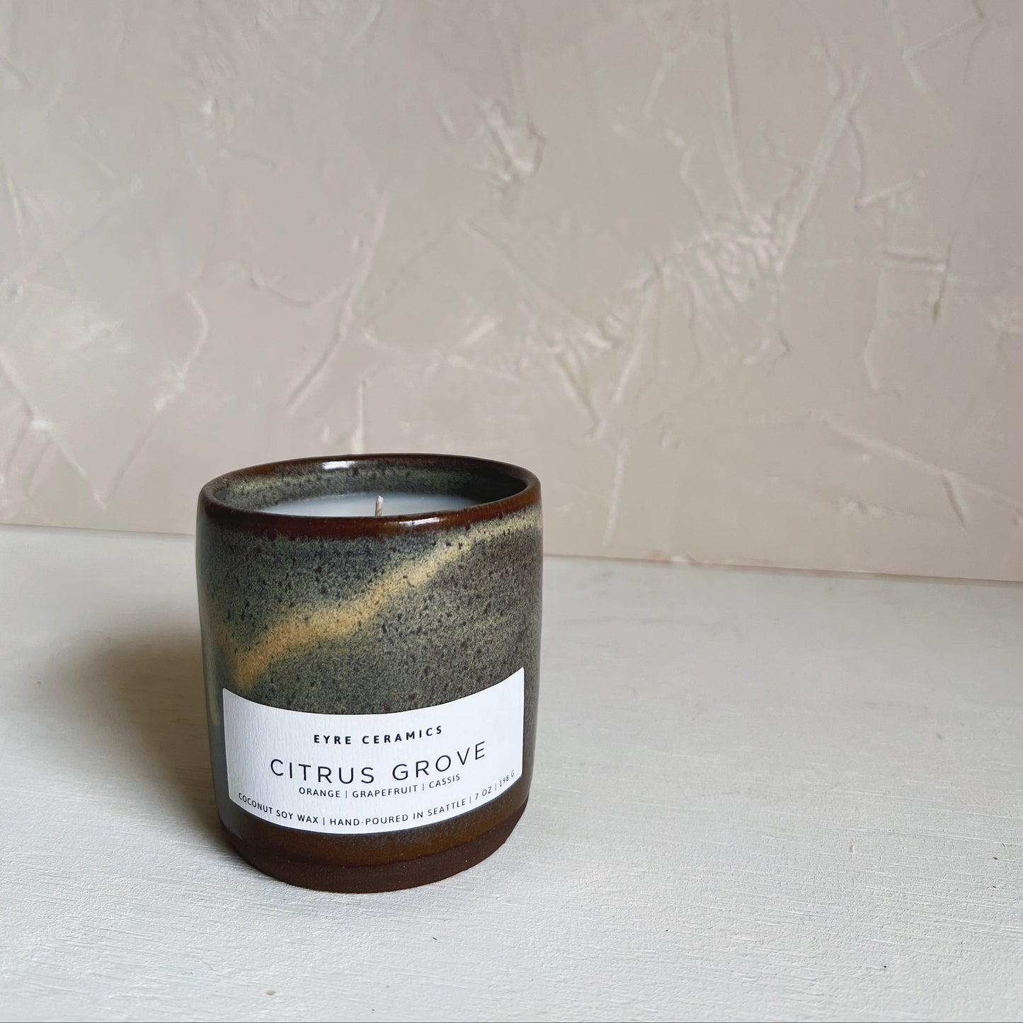 Citrus Grove Ceramic Candle