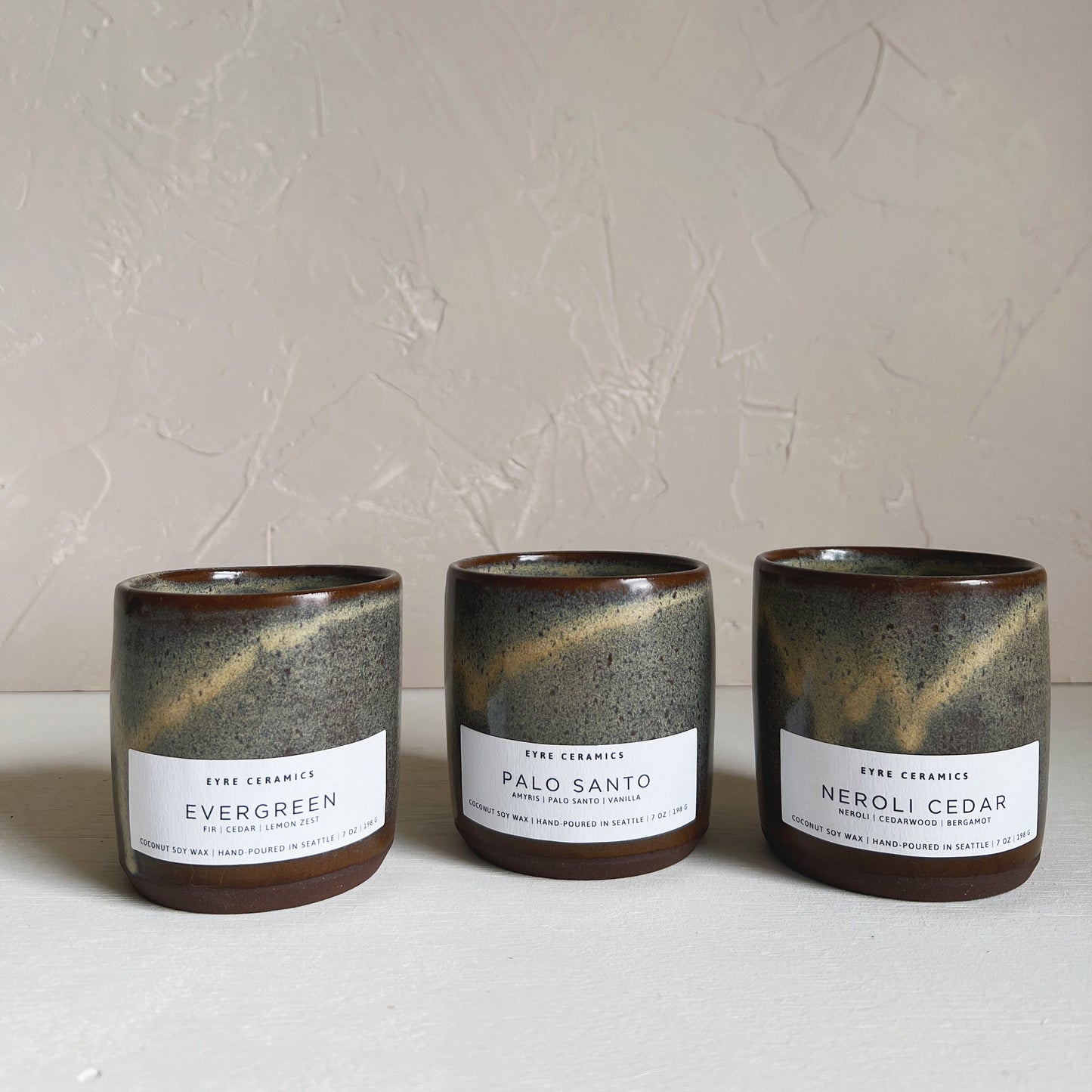 Palo Santo Ceramic Candle