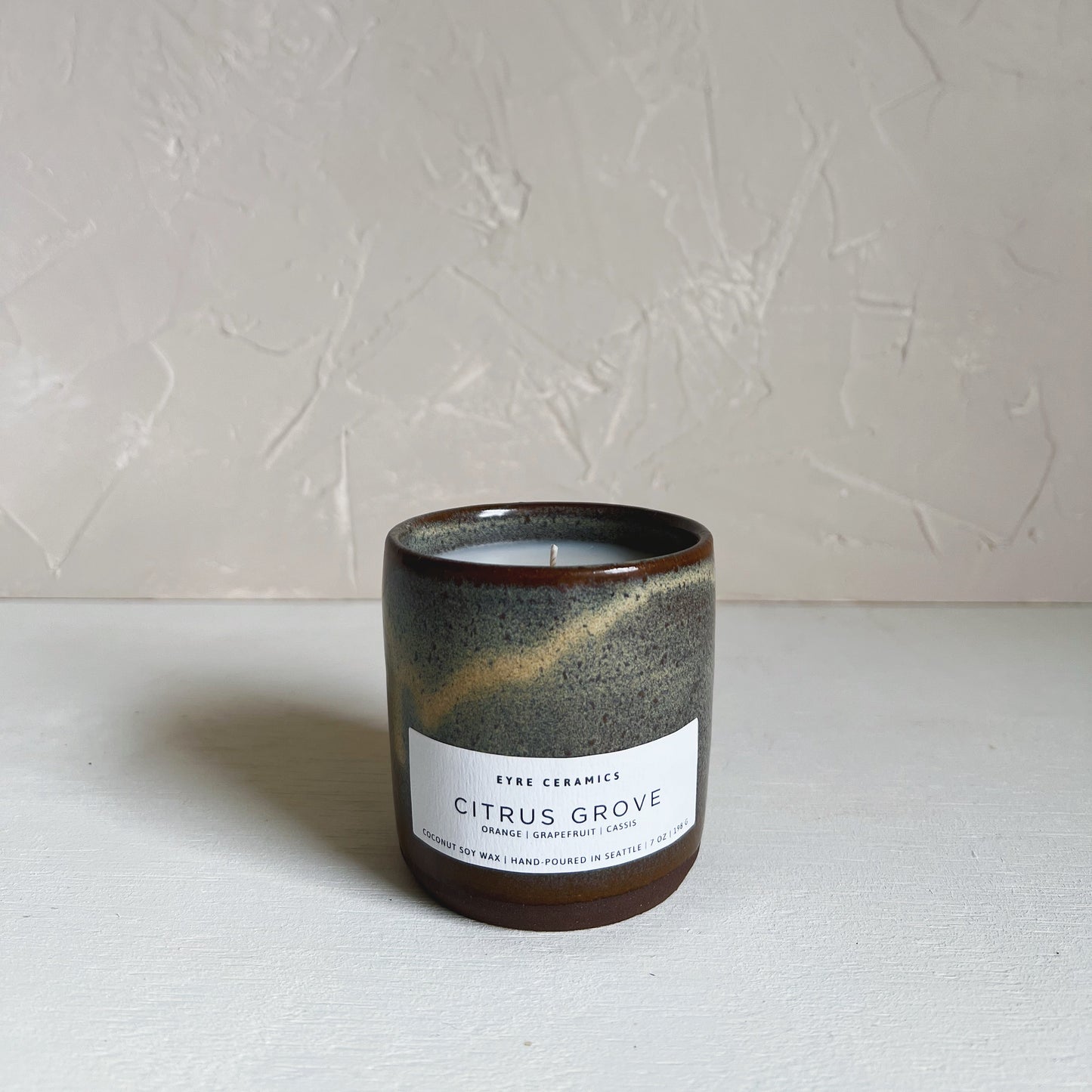Citrus Grove Ceramic Candle
