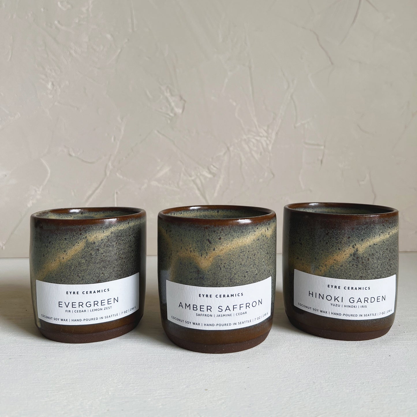 Evergreen Ceramic Candle
