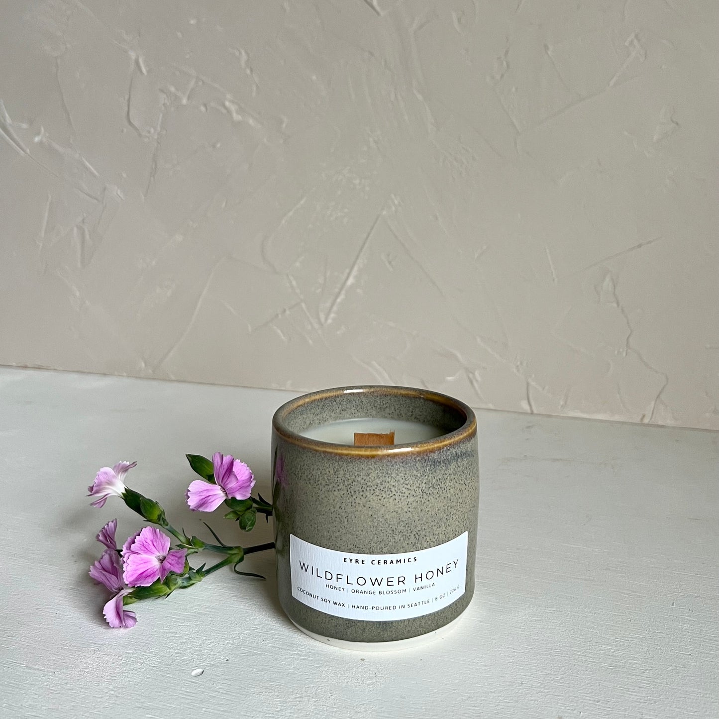 Wildflower Honey Ceramic Candle