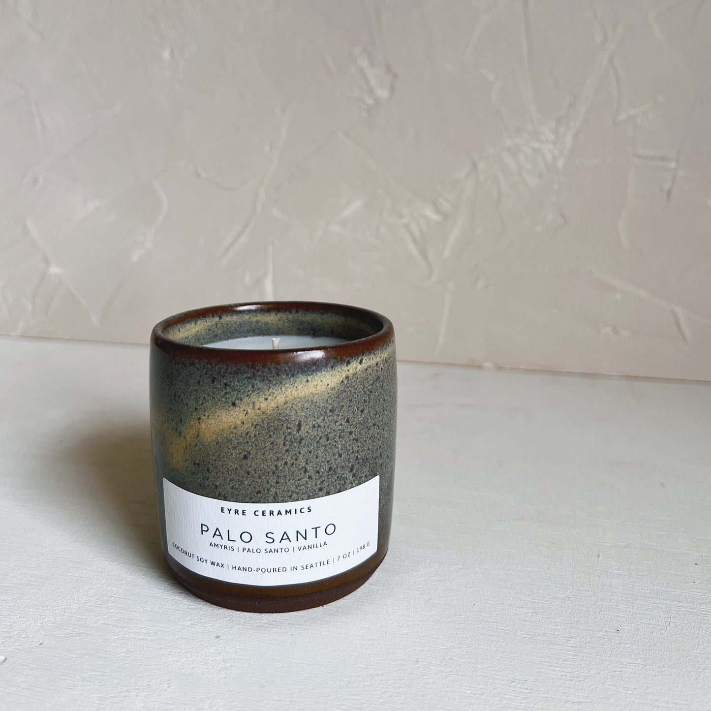 Palo Santo Ceramic Candle