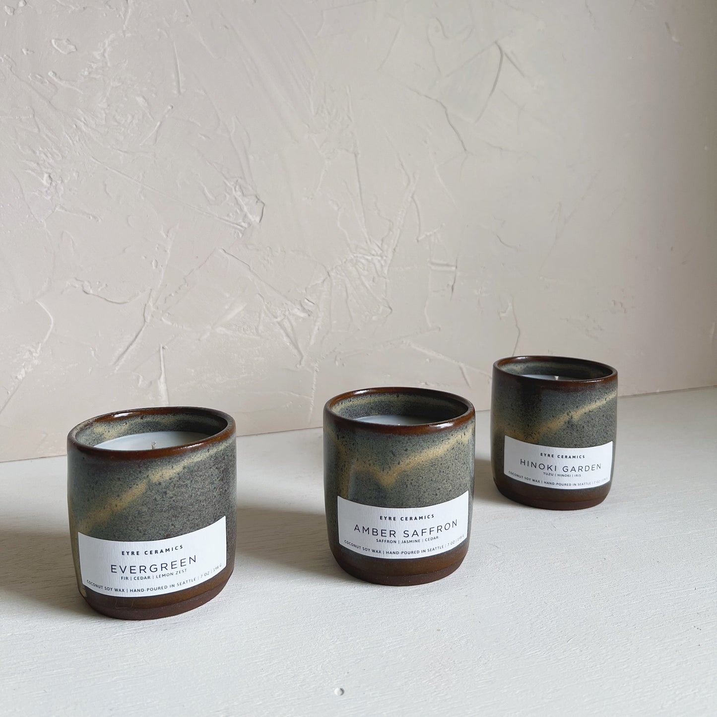 Evergreen Ceramic Candle