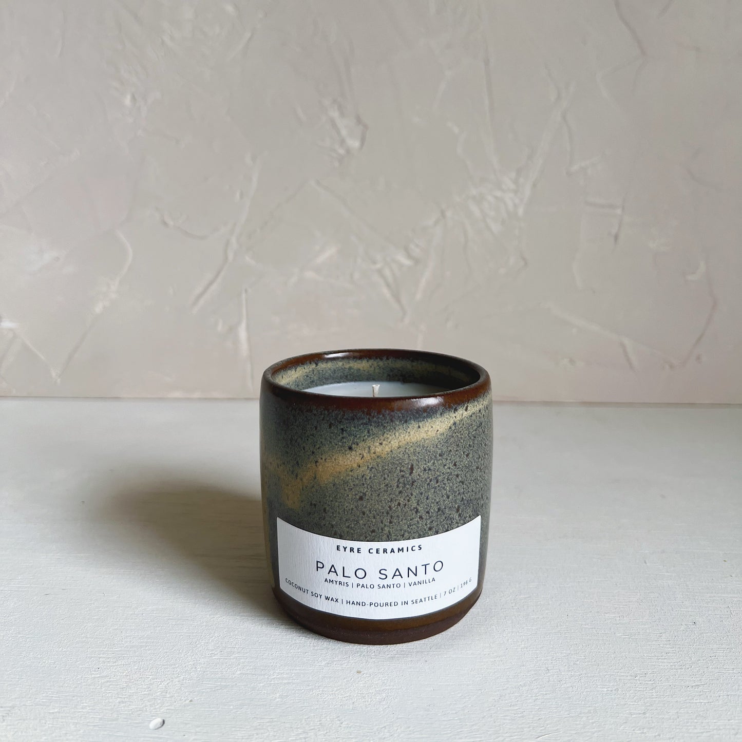 Palo Santo Ceramic Candle