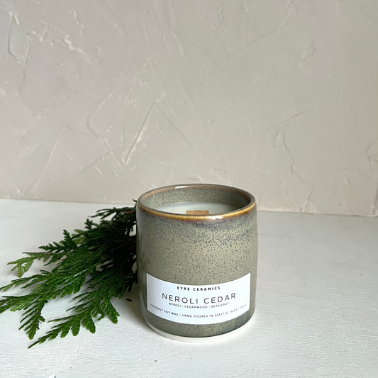 Neroli Cedar Ceramic Candle