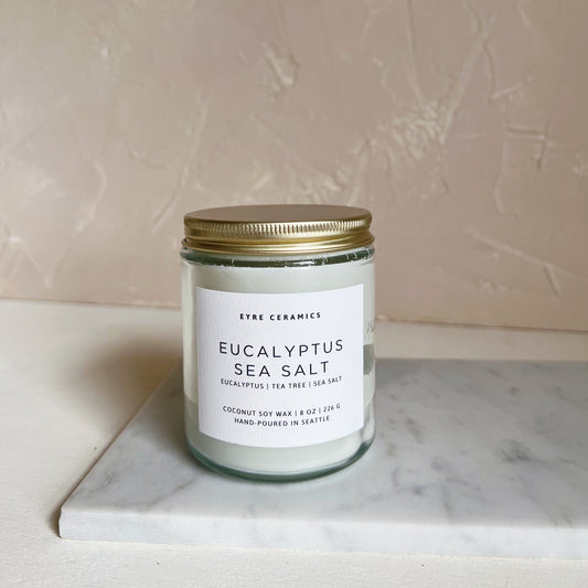Eucalyptus Sea Salt Candle