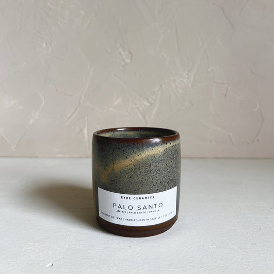 Palo Santo Ceramic Candle