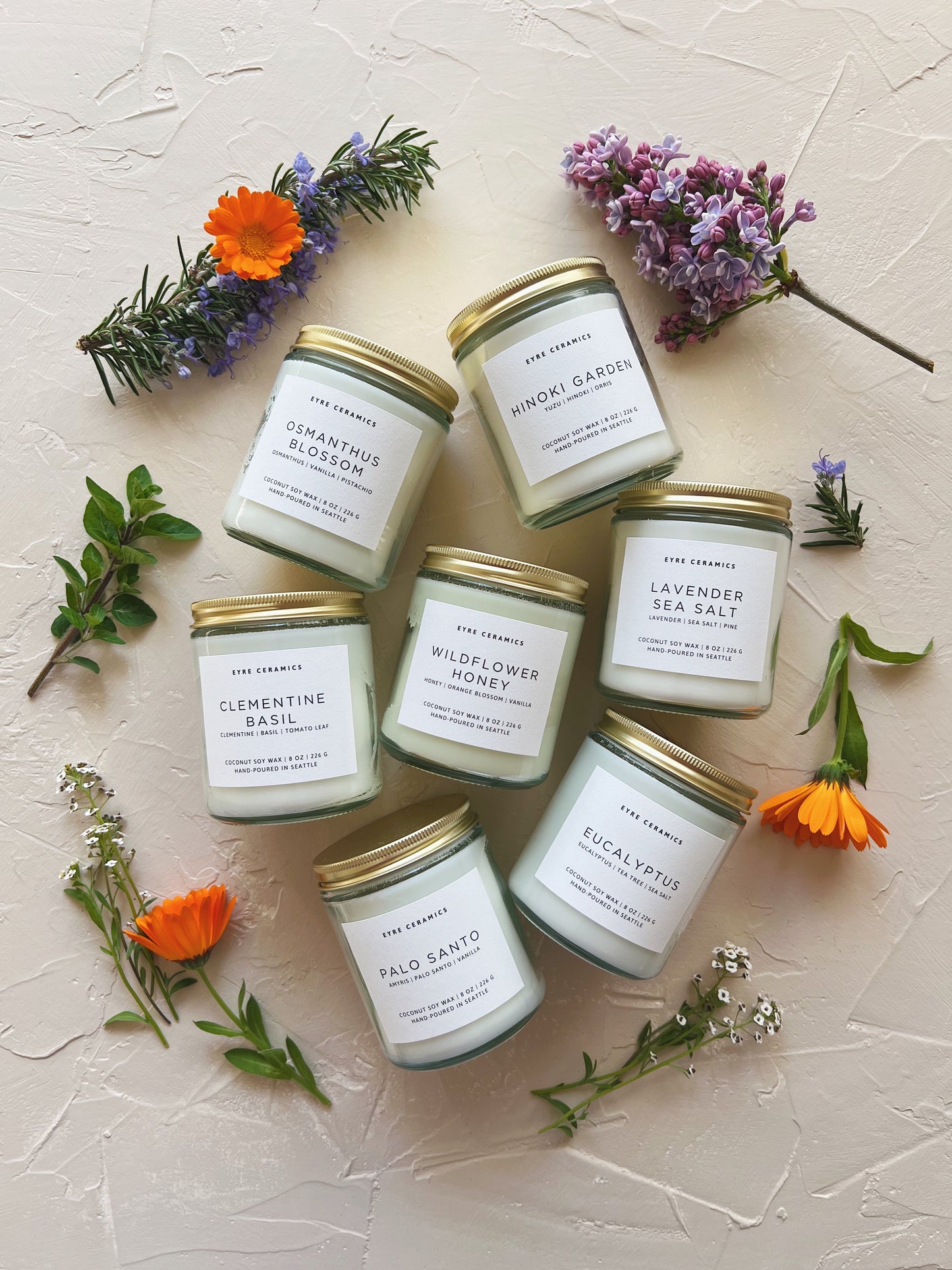 Lavender Sea Salt Candle