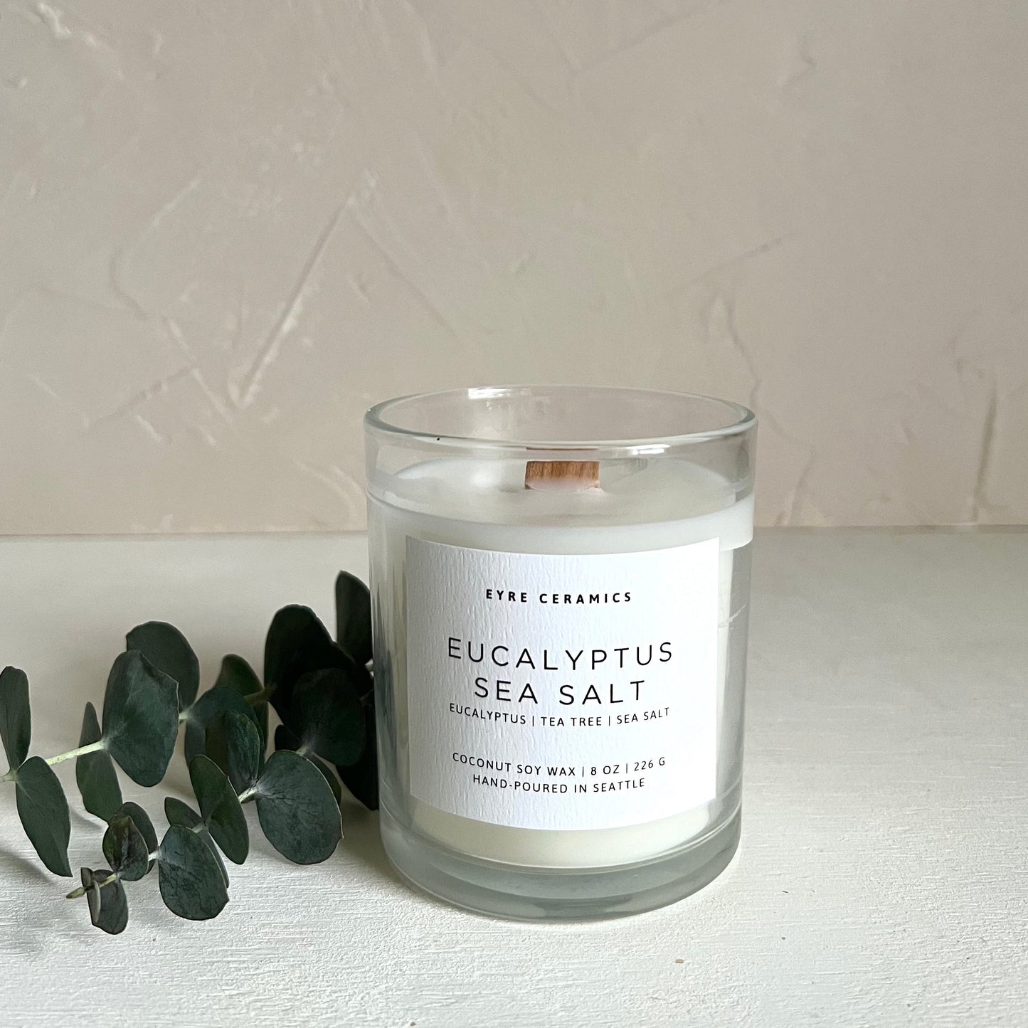 Eucalyptus Sea Salt Candle