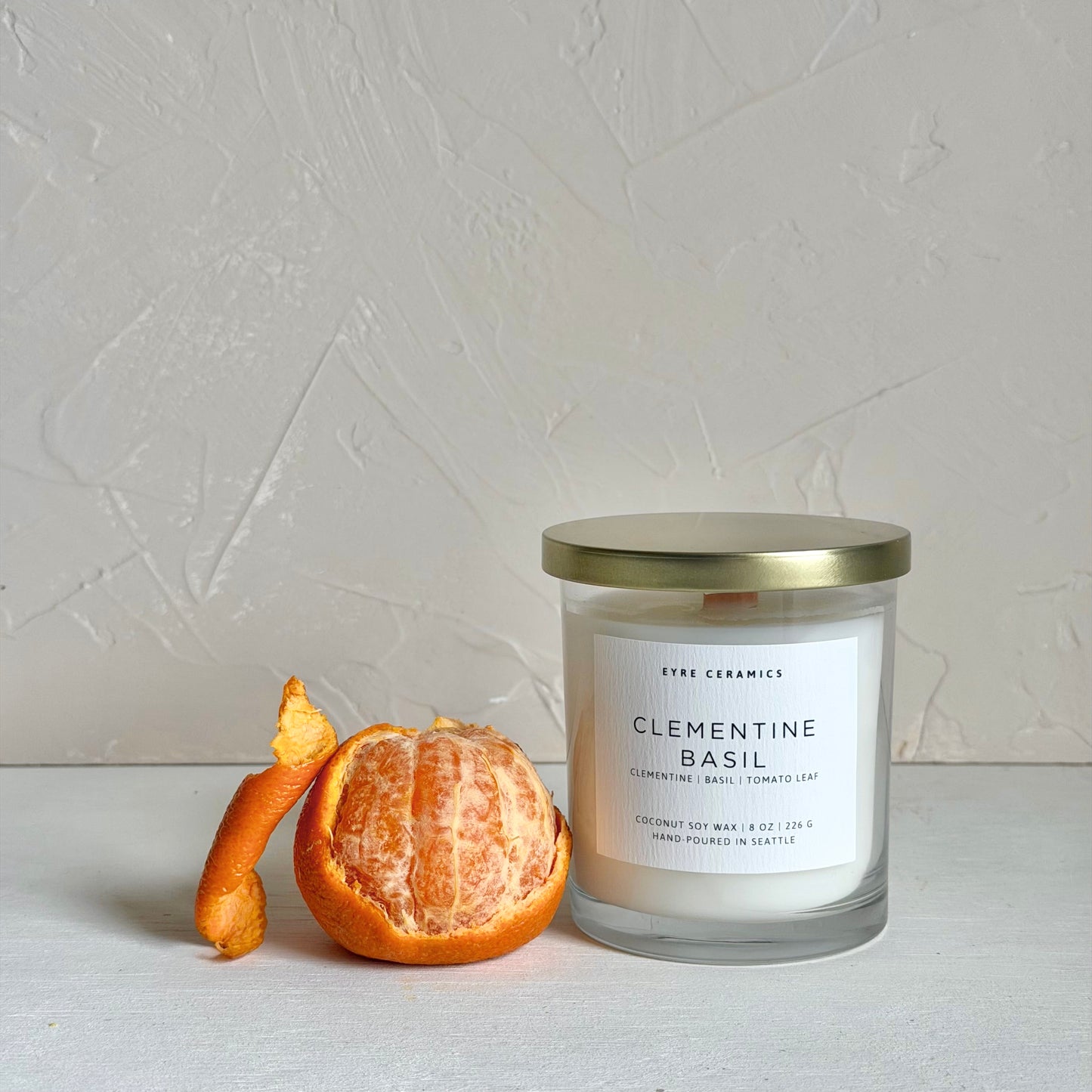 Clementine Basil Candle