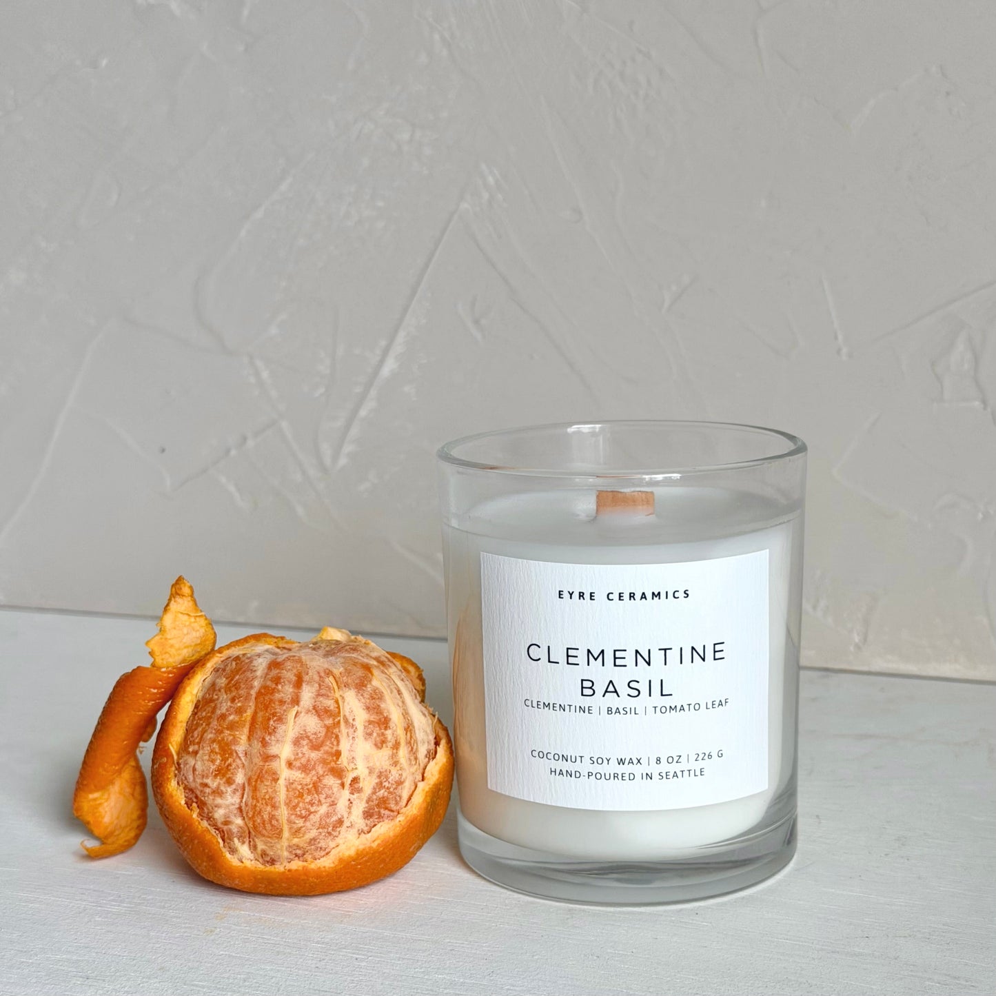 Clementine Basil Candle