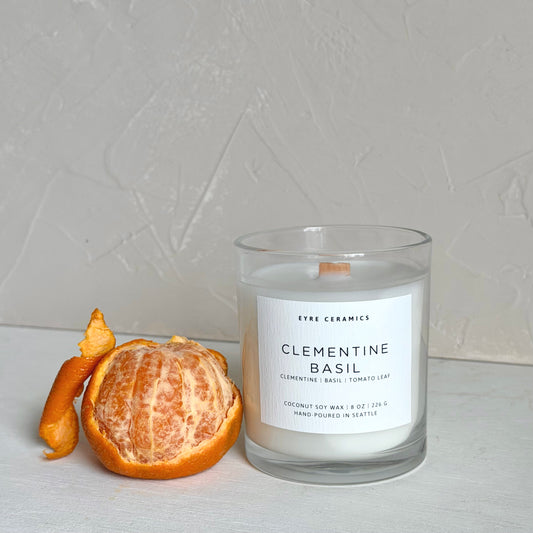 Clementine Basil Candle