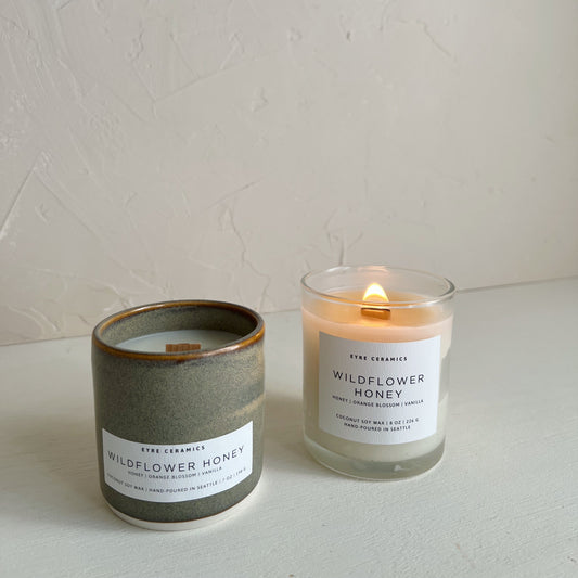 Wildflower Honey Ceramic Candle