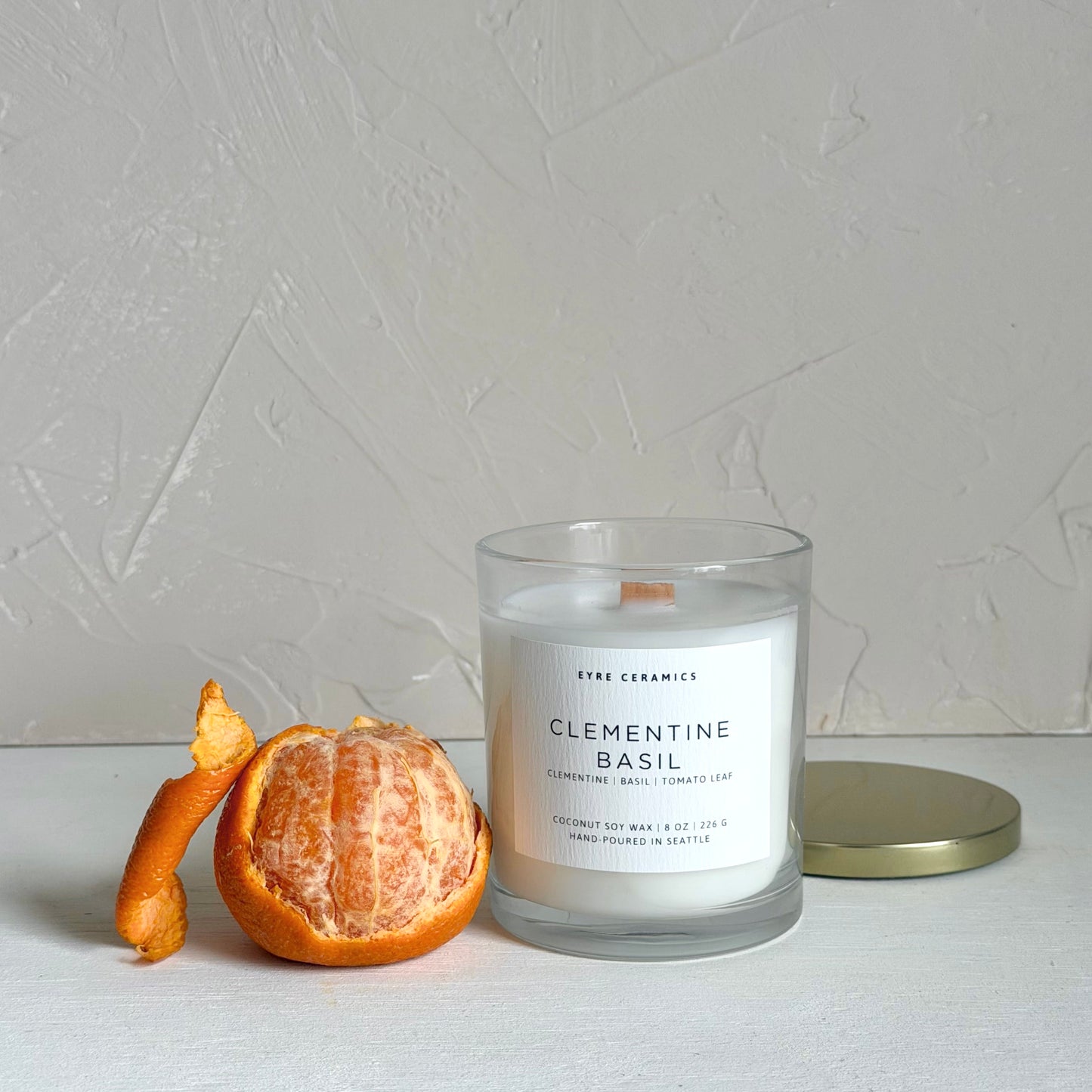 Clementine Basil Candle