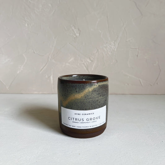 Citrus Grove Ceramic Candle