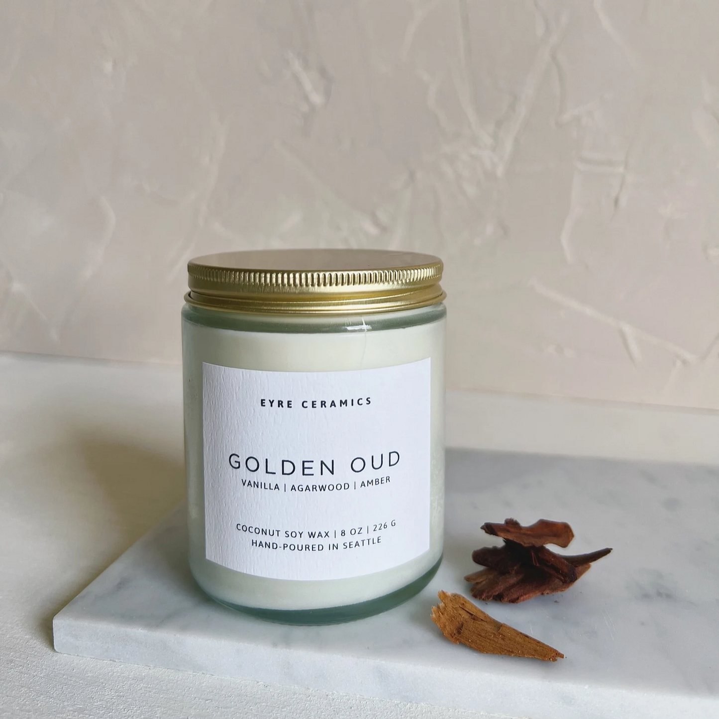 Golden Oud Candle