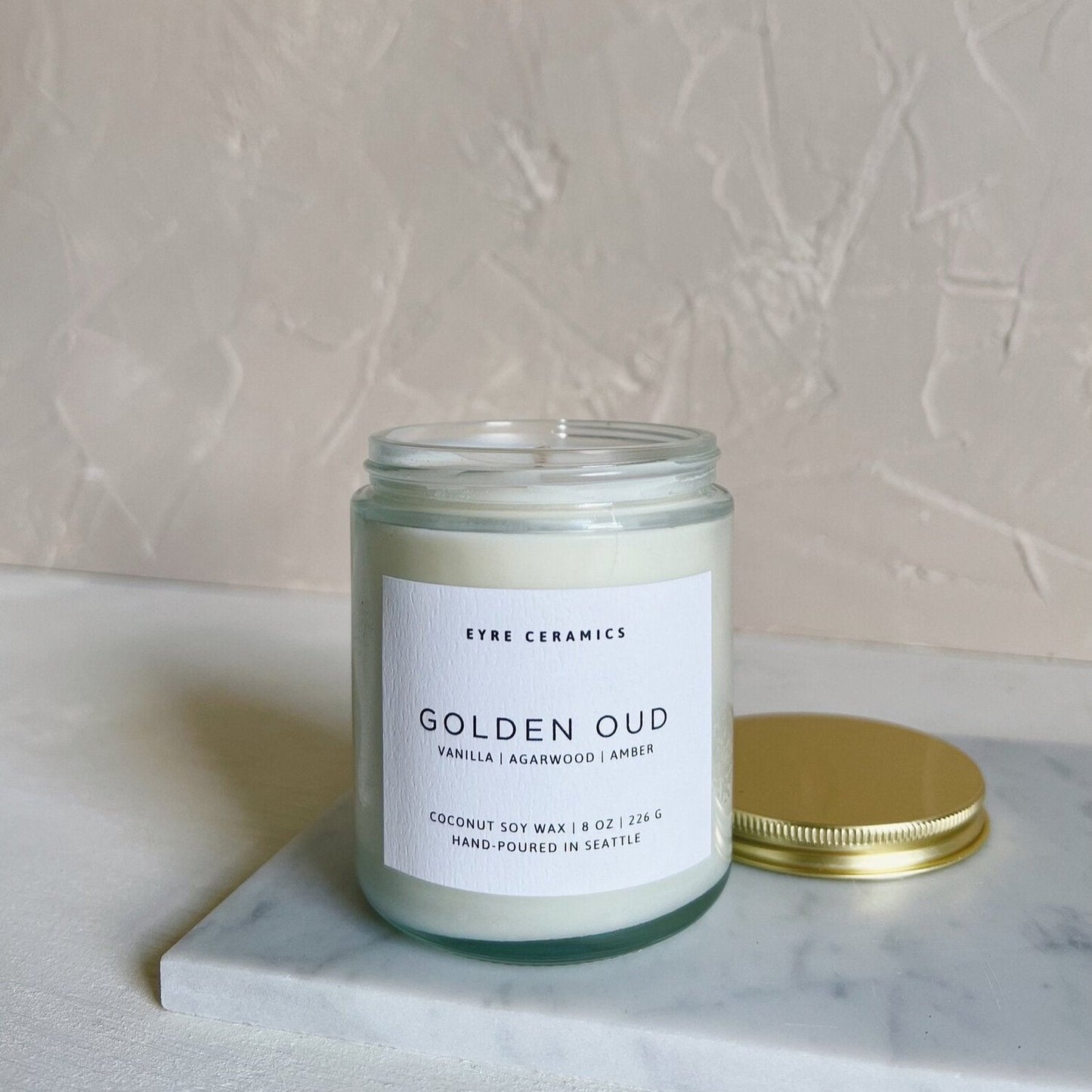 Golden Oud Candle